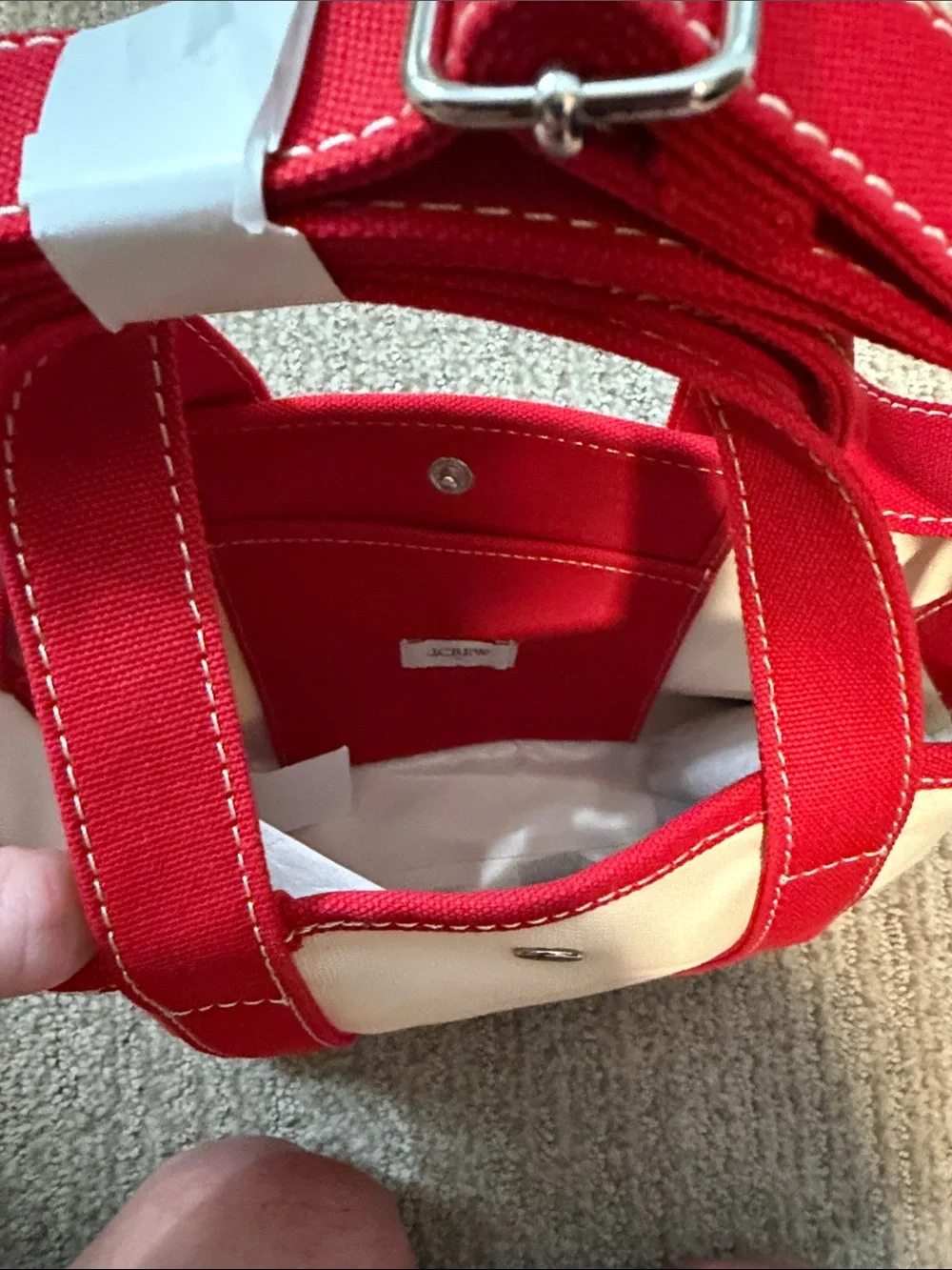 NWT J. Crew Main Street Mini Tote Bag